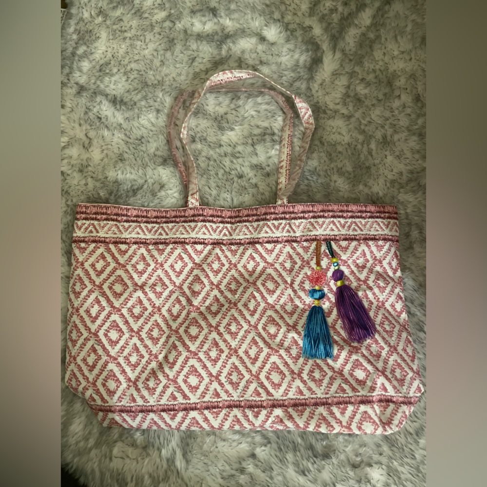Pink Tote Bag